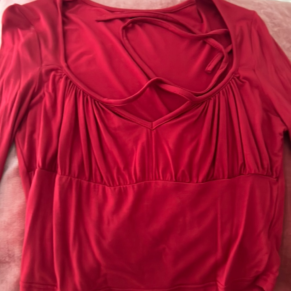 Long sleeve crop top